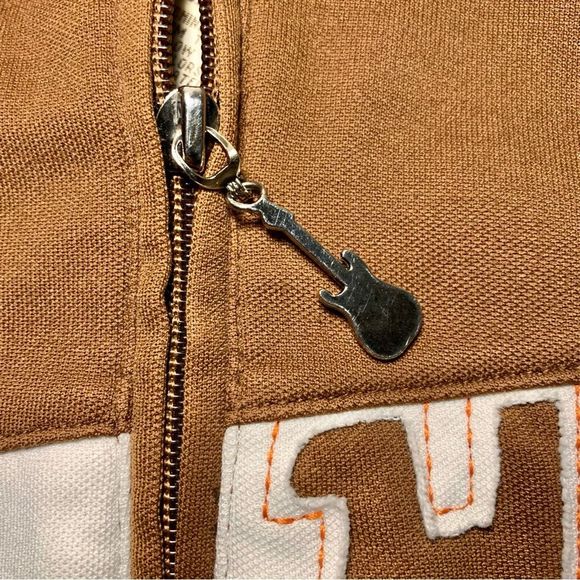HARD ROCK CAFE Chicago Brown Zip Up Sweater (Size XL) - Picture 10 of 15